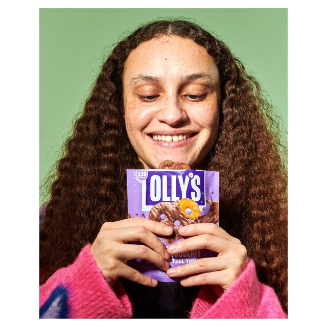 Olly's Pretzel Thins - Salted Milk Chocolate   90g