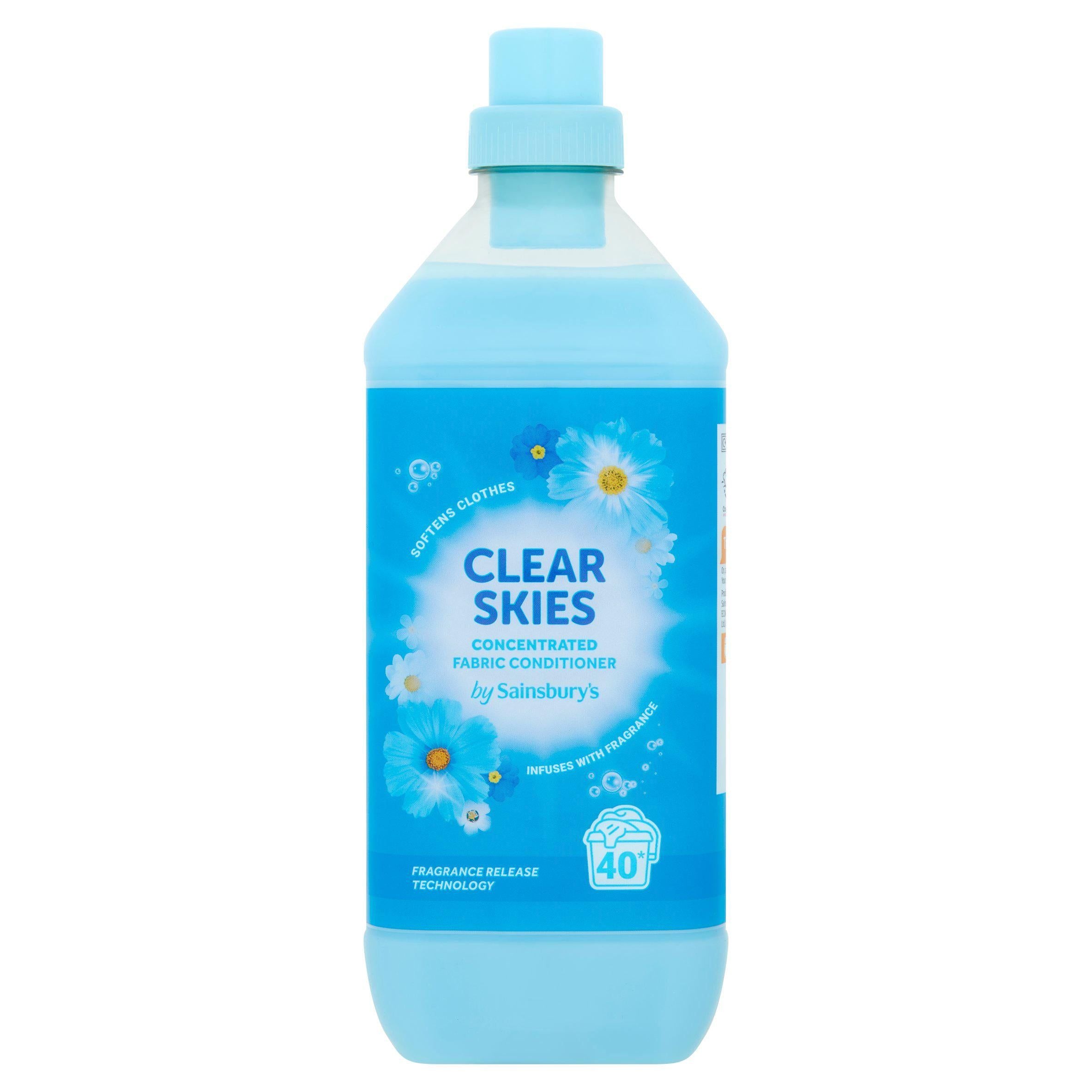 Sainsbury's Fabric Conditioner Clear Skies 40 Washes GOODS Sainsburys   