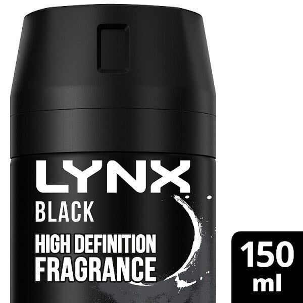 Lynx 48 Hour Aerosol Bodyspray Deodorant Black 150ml