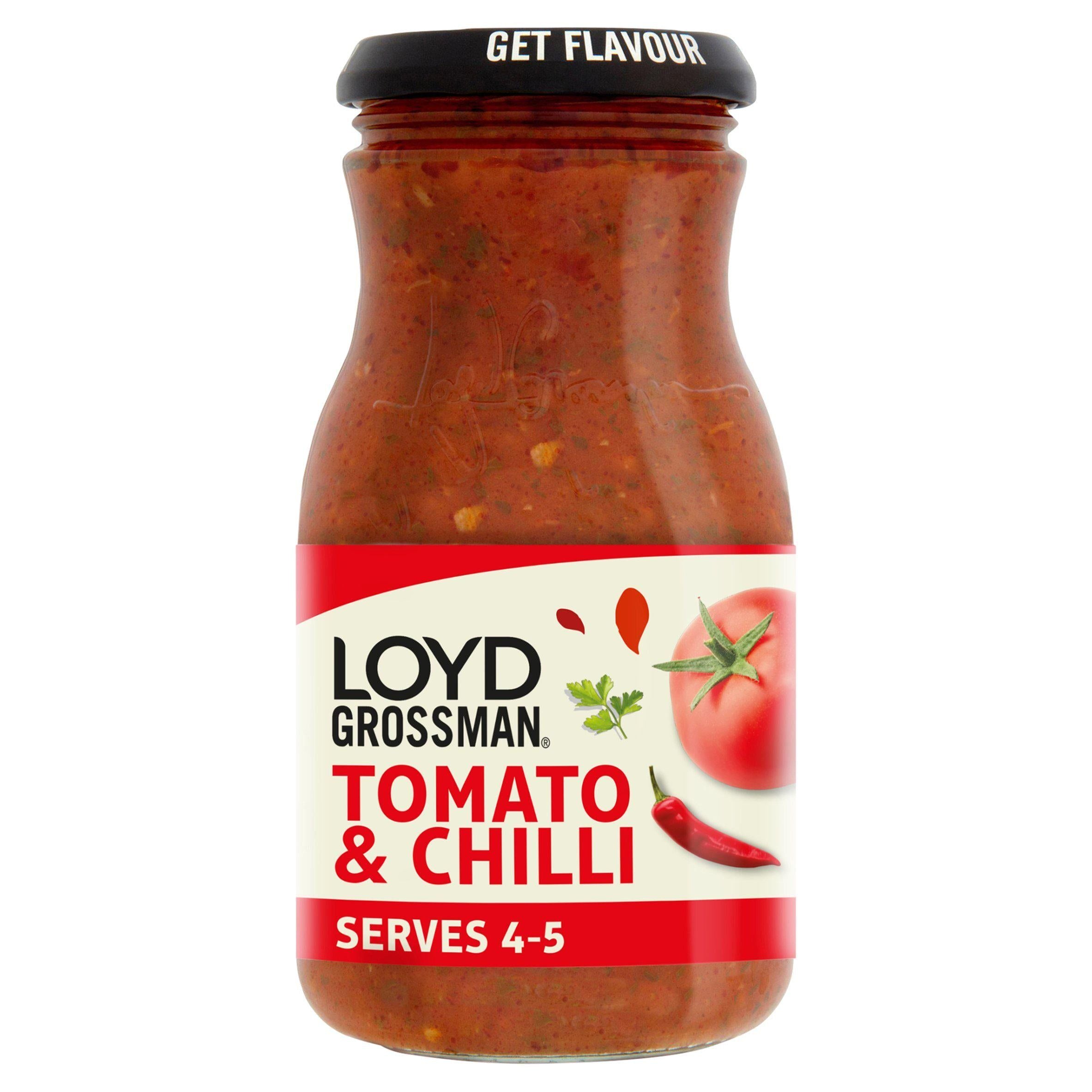 Loyd Grossman Tomato & Chilli Pasta Sauce 660g Italian Sainsburys   