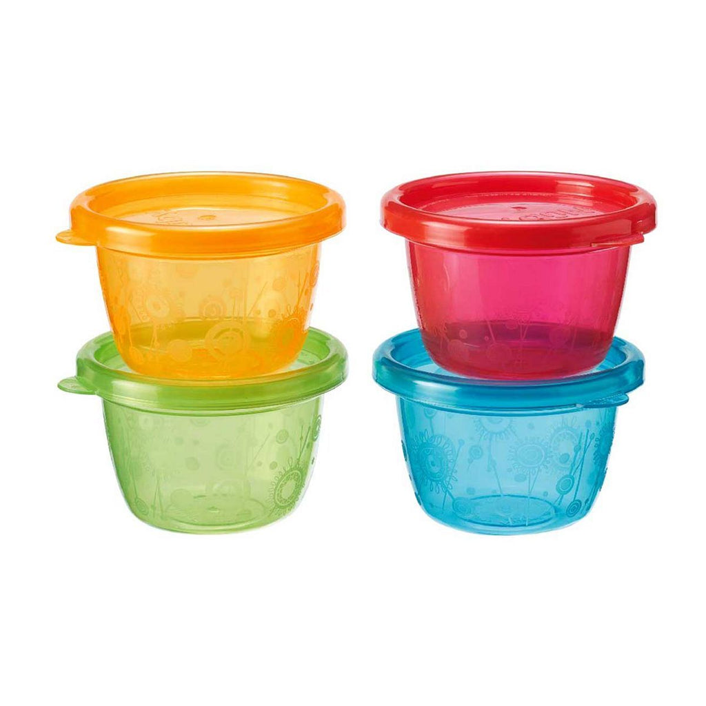 Nuby Garden Fresh Food Pots with Lids