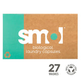 Smol Bio Laundry Capsules Plastic Free 27 washes GOODS Sainsburys   