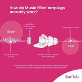 EarHub Music Filter Earplugs 1 Pair