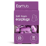 EarHub Soft Foam Earplugs 10 Pairs