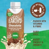 Earth'd Breakfast Cereal &amp;amp; Oat Shake - Chocolate   250ml