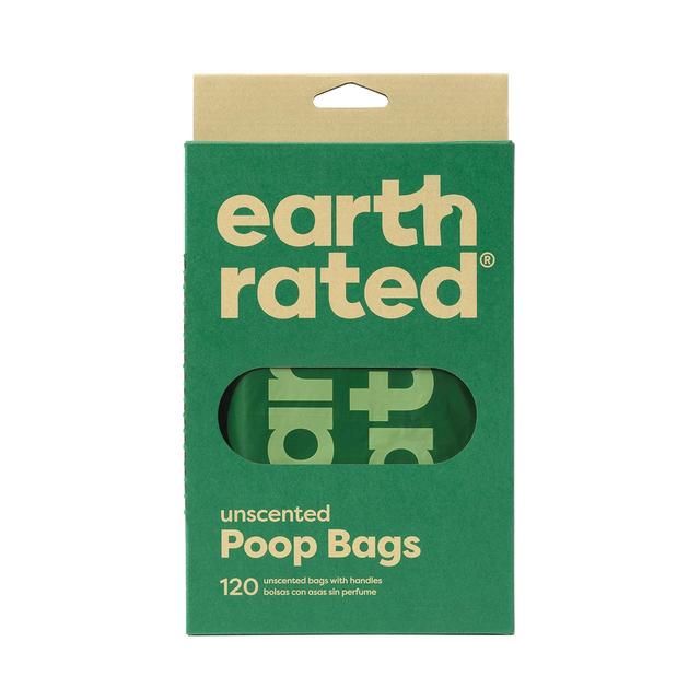 Earth Rated Poop Bags Unscented Tie Handle Bag   120 per pack