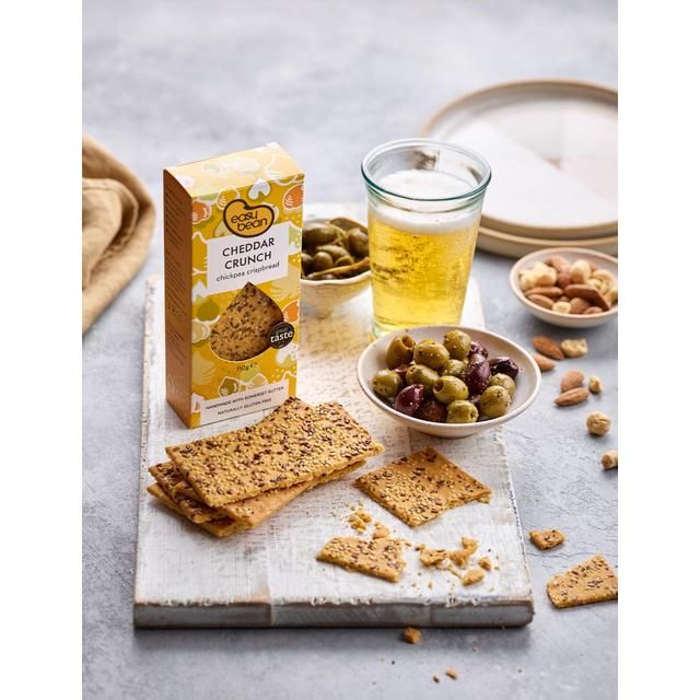 Easy Bean Chickpea Crispbread Cheddar Crunch   110g