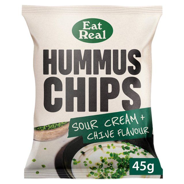 Eat Real Hummus Sour Cream & Chive Chips   45g