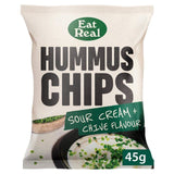 Eat Real Hummus Sour Cream &amp;amp; Chive Chips   45g