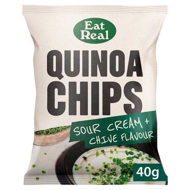 Eat Real Quinoa Sour Cream & Chive Chips   40g