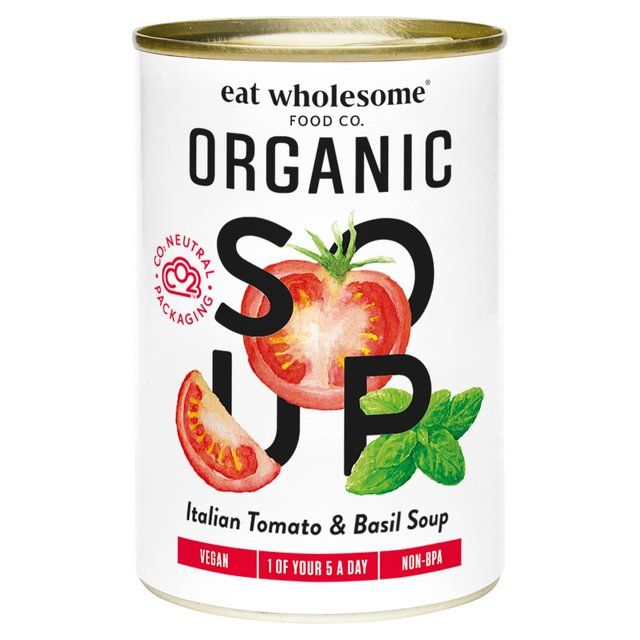 Eat Wholesome Organic Italian Tomato & Basil Soup   400g