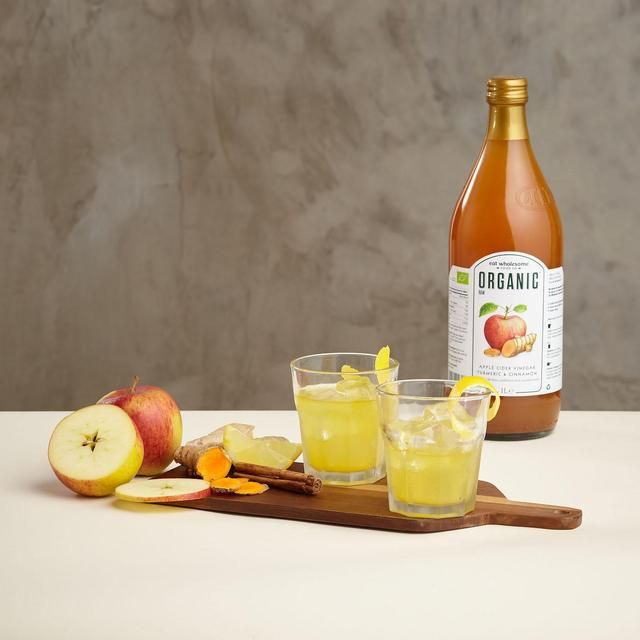 Eat Wholesome Organic Turmeric &amp;amp; Cinnamon Raw Apple Cider Vinegar   1L