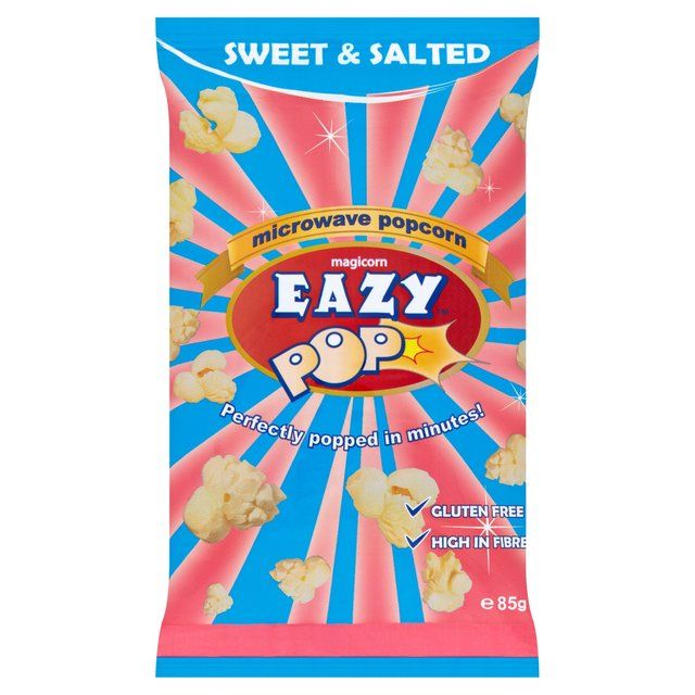 EAZYPOP Microwave Popcorn - Sweet &amp;amp; Salted flavour   85g