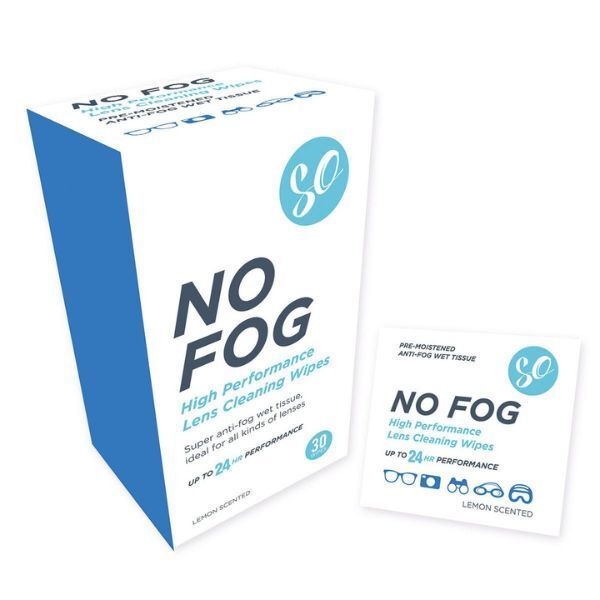 SO No Fog Lens Cleaning Wipes - 30 Wipes