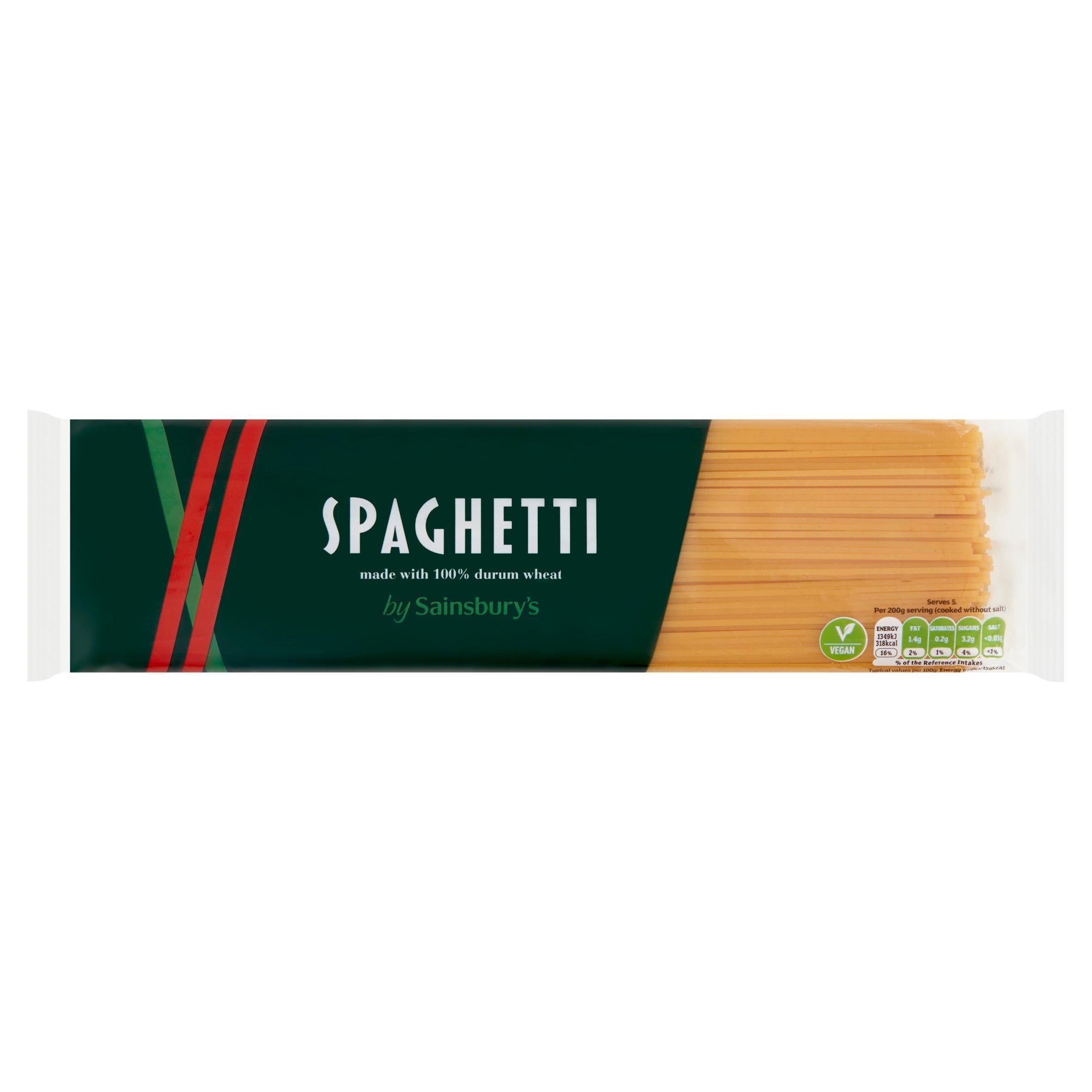 Sainsbury's Spaghetti Pasta 500g Pasta Sainsburys   