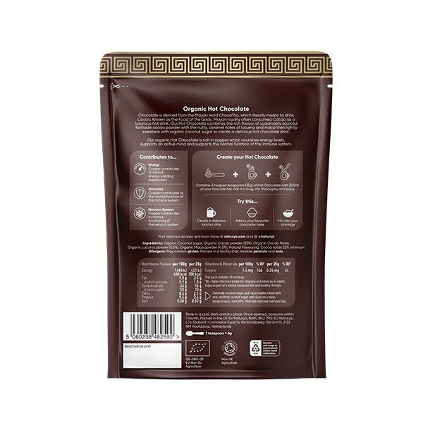 Naturya Superfood Organic Hot Chocolate 250G GOODS Superdrug   