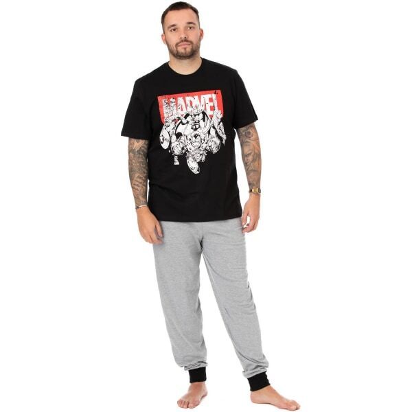 Marvel Mens Superhero Pyjama Set (M) GOODS Superdrug   