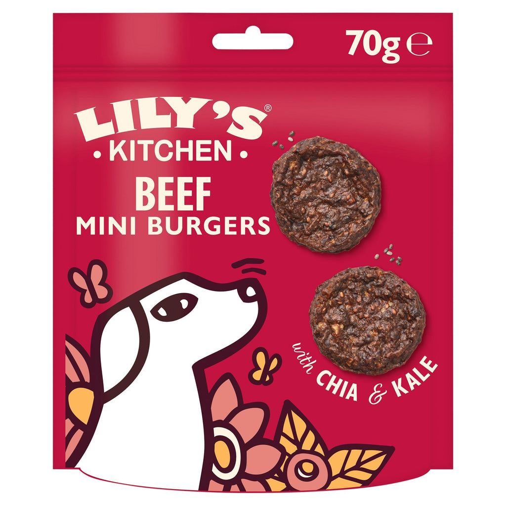 Lily's Kitchen The Best Ever Beef Mini Burgers Dog Treats 70g