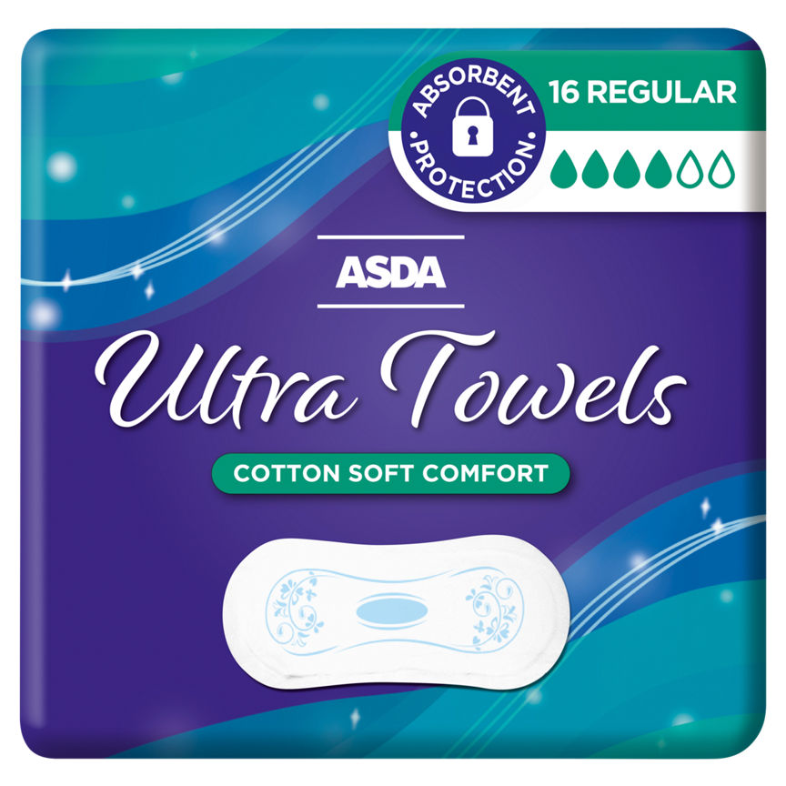 ASDA 16 Regular Ultra Towels