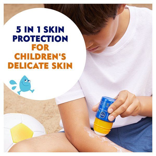 NIVEA SUN Kids Suncream Roll-On SPF 50+, 50ml GOODS Superdrug   