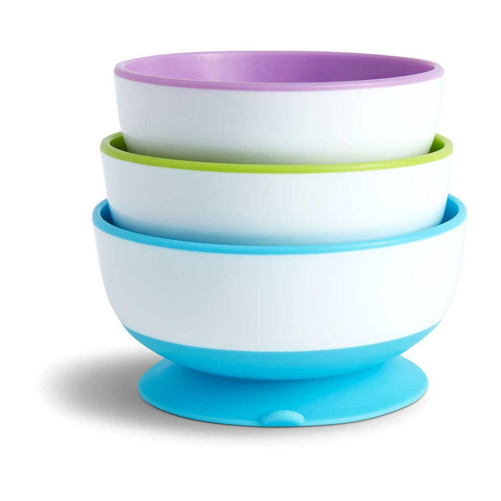 Munchkin 3 Pack Suction Bowls