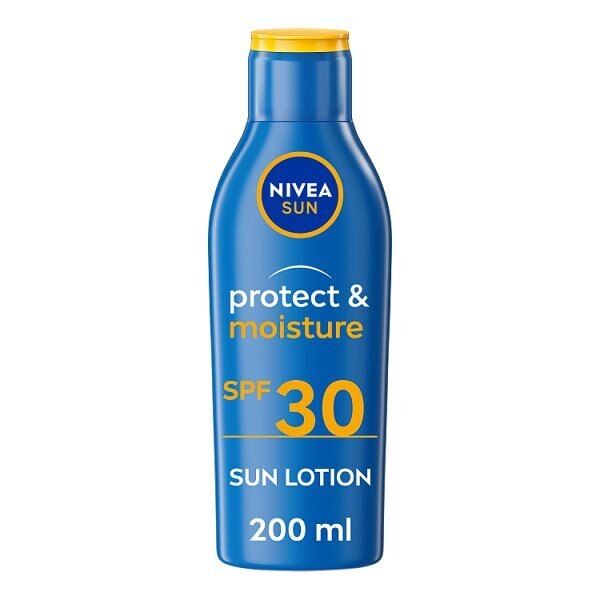 NIVEA SUN Suncream Lotion Protect & Moisture SPF30 200ml GOODS Superdrug   