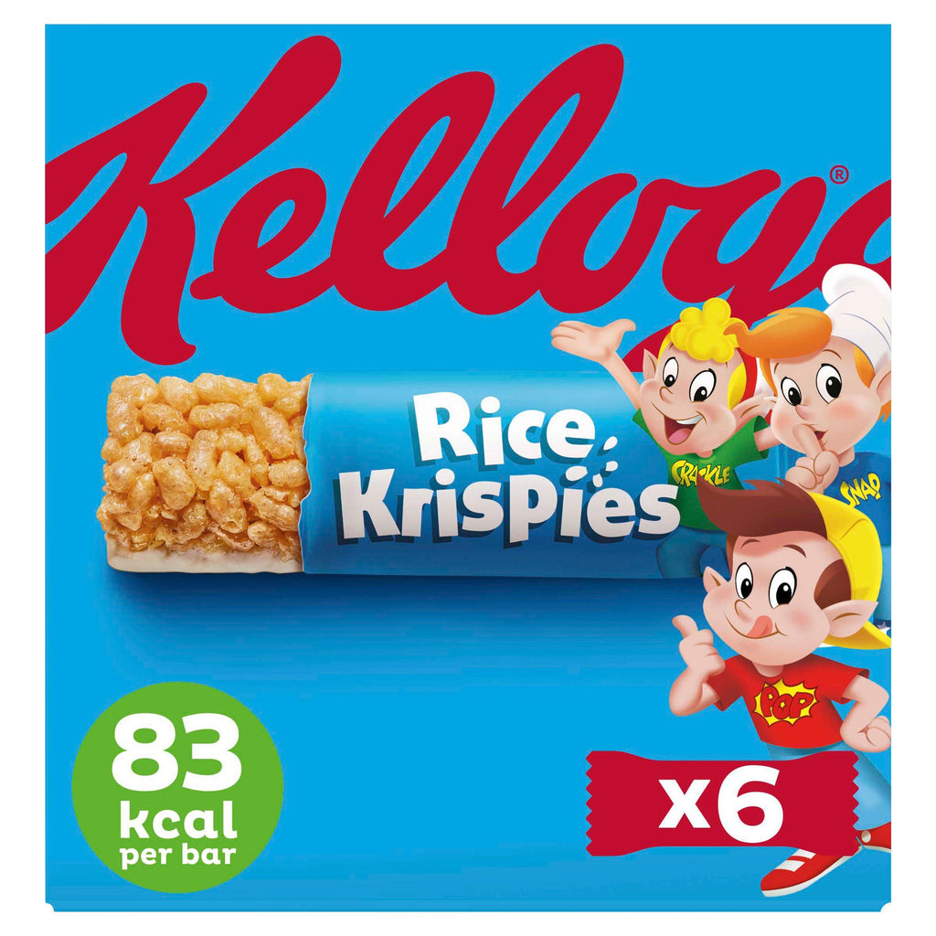 Kellogg's Rice Krispies Breakfast Cereal Bars 6x20g