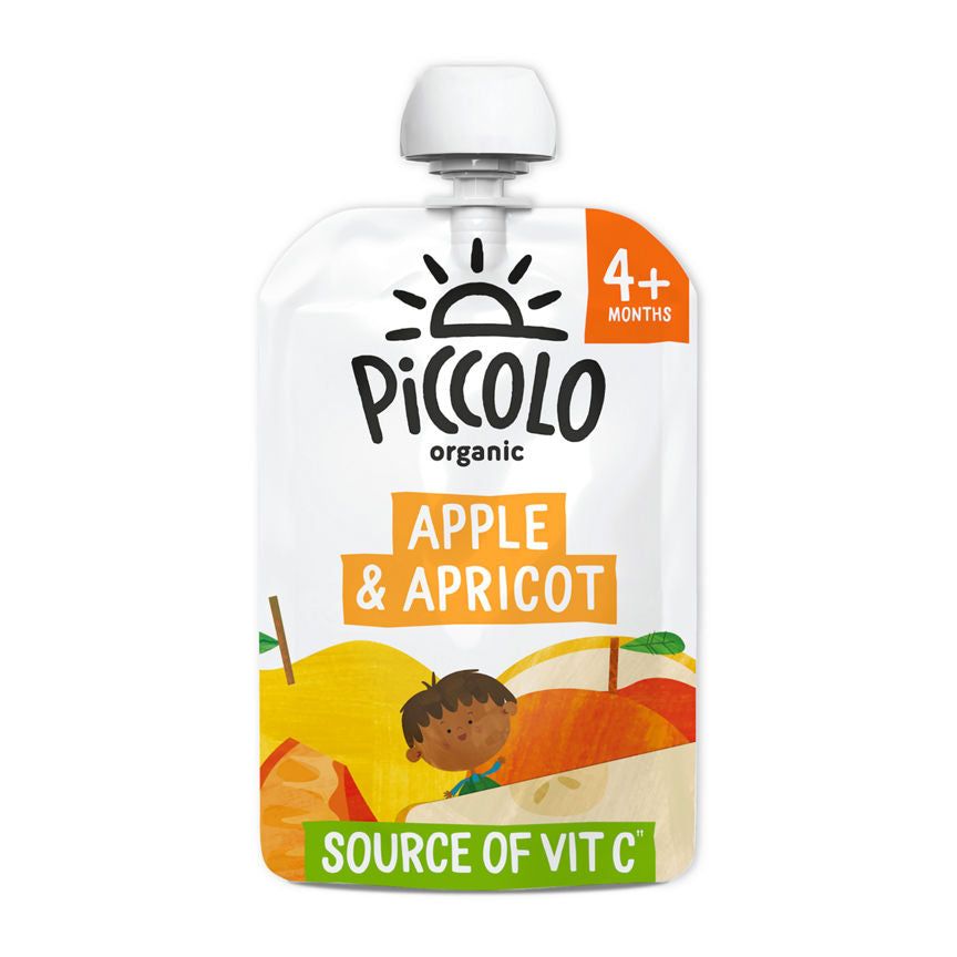 Piccolo Organic Apple & Apricot 4 Months+