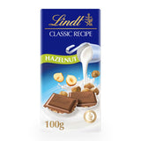 Lindt CLASSIC RECIPE HAZELNUT 100g GOODS ASDA   