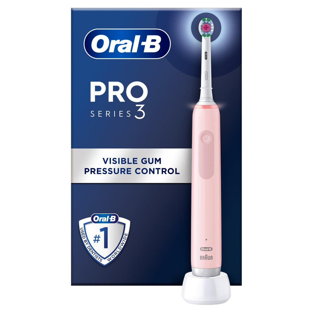 Oral-B Pro 3 - 3000 - Pink Electric Toothbrush