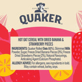 Quaker Oat So Simple Banana Strawberry Porridge Cereal Pot   58g Cereals M&S   