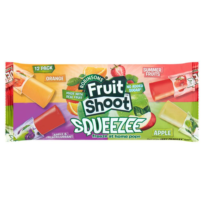 Robinsons Fruit Shoot Squeezee Freeze at Home Pops 12 x 45ml (540ml)