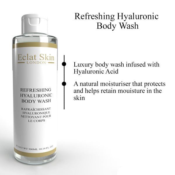 Eclat Skin London Refreshing Hyaluronic Body Wash 300ml