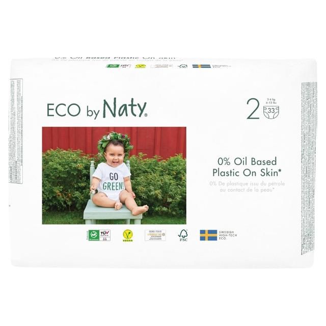 Eco by Naty Nappies Size 2   33 per pack