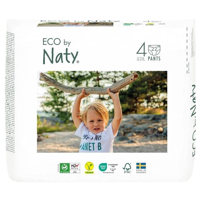 Eco by Naty Nappy Pants Size 4 (8-15kg)   22 per pack