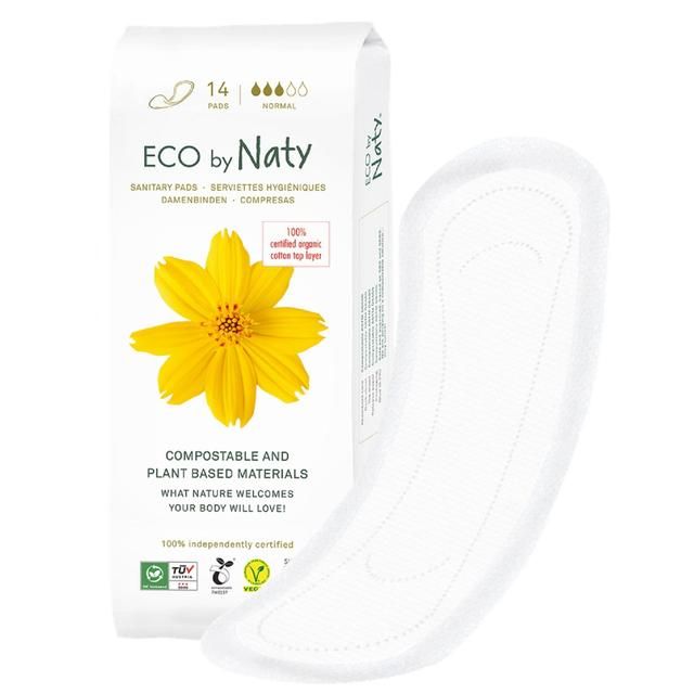 Eco by Naty Sanitary Pads Regular   14 per pack