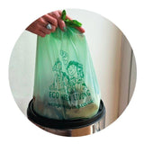 Eco Green Living Certified Compostable 40L Heavy Duty Drawstring Bin Bags   25 per pack