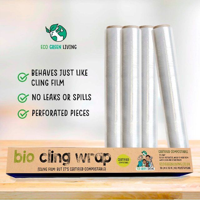 Eco Green Living Certified Compostable Cling Film