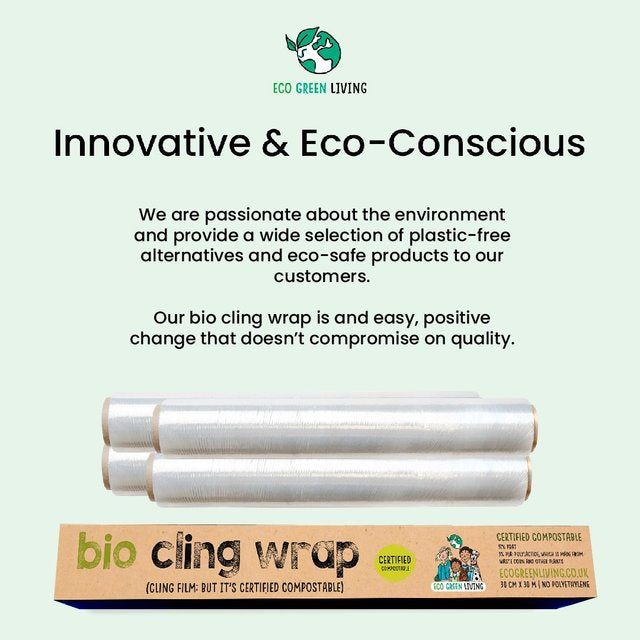 Eco Green Living Certified Compostable Cling Film