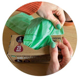 Eco Green Living Certified Compostable Small 8L Drawstring Bin Liner   25 per pack