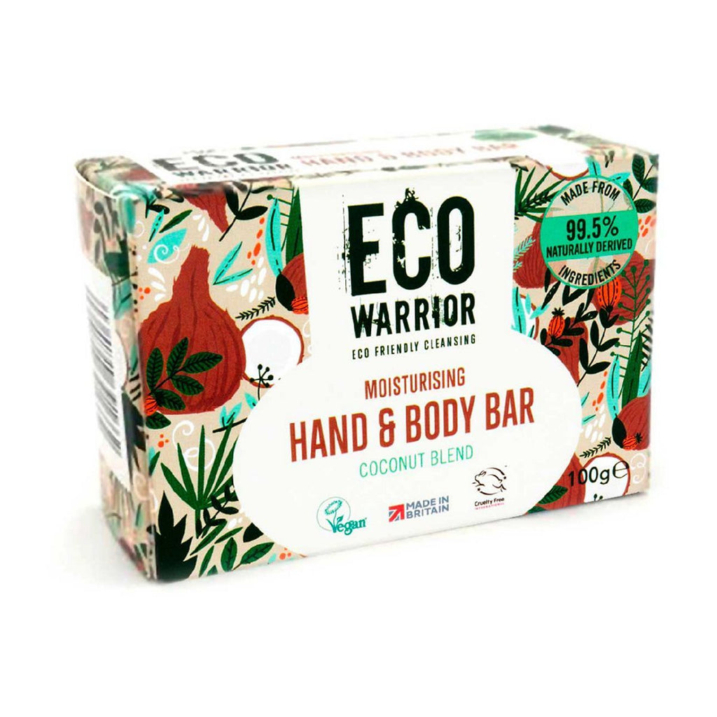 Eco Warrior Moisturising Hand & Body Bar - Coconut Blend 100g