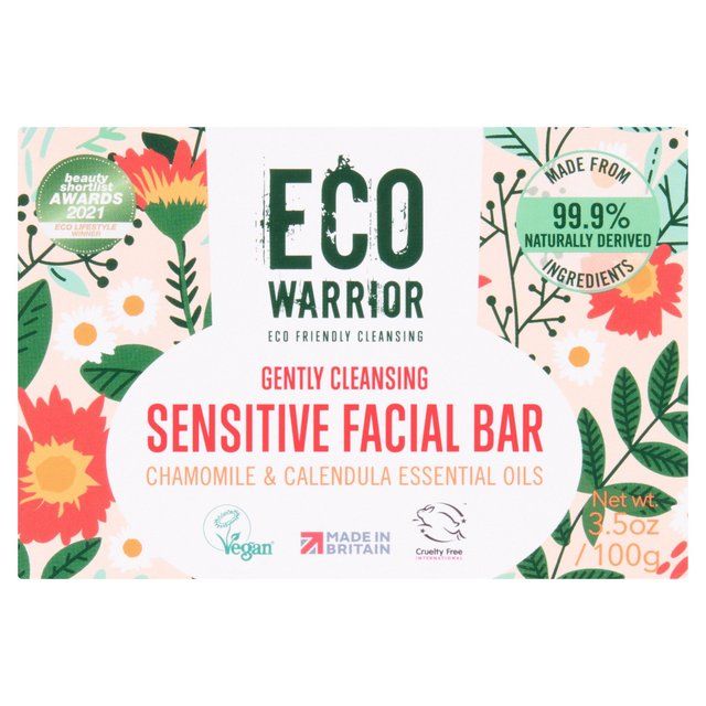 Eco Warrior Sensitive Facial Bar   100g