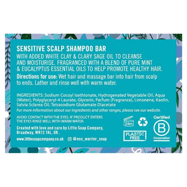 Eco Warrior Sensitive Scalp Shampoo Bar   100g