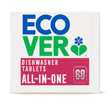 Ecover All in One Lemon Dishwasher Tablets   68 per pack