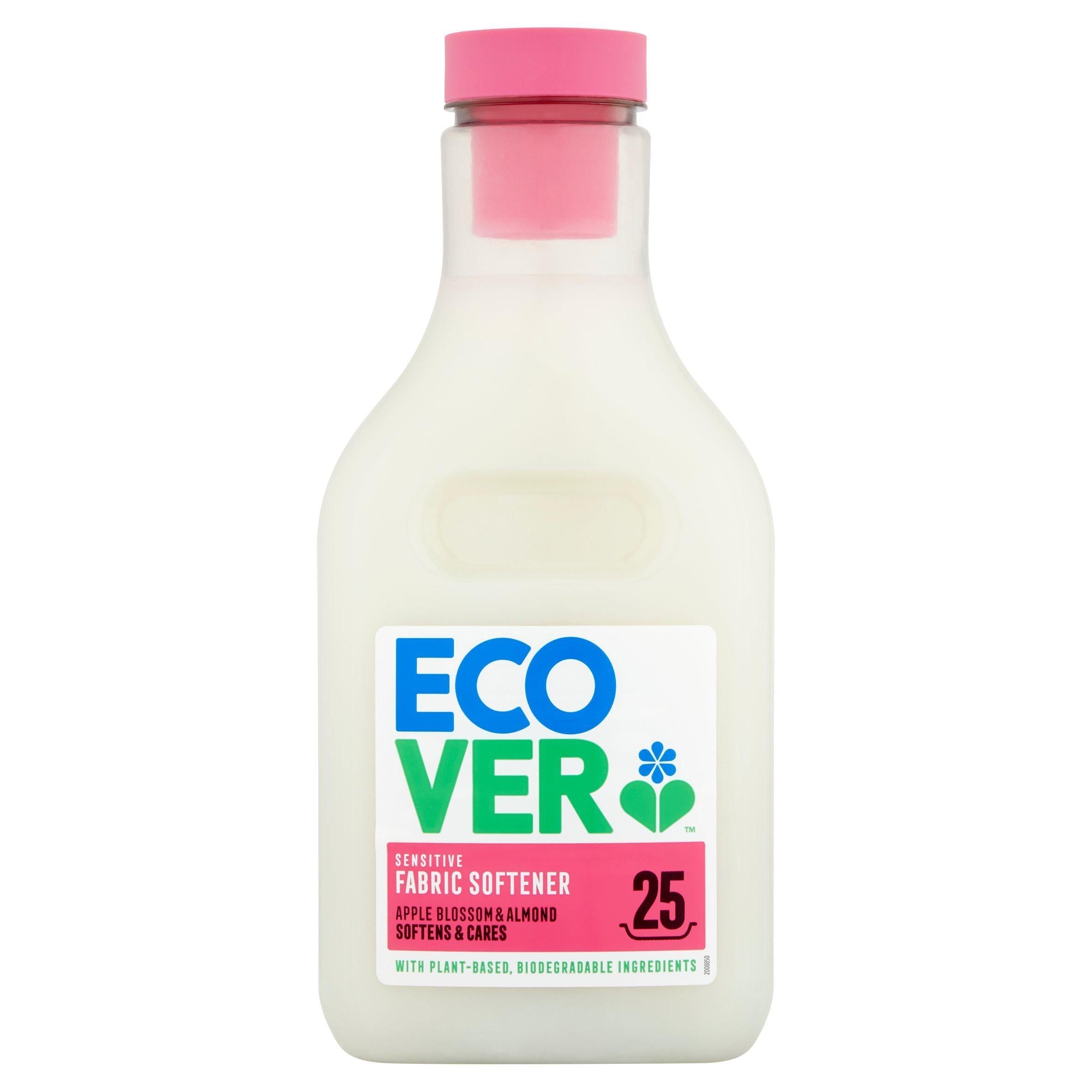 Ecover Fabric Softener Apple Blossom &amp;amp; Almond 750ml (25 Washes)