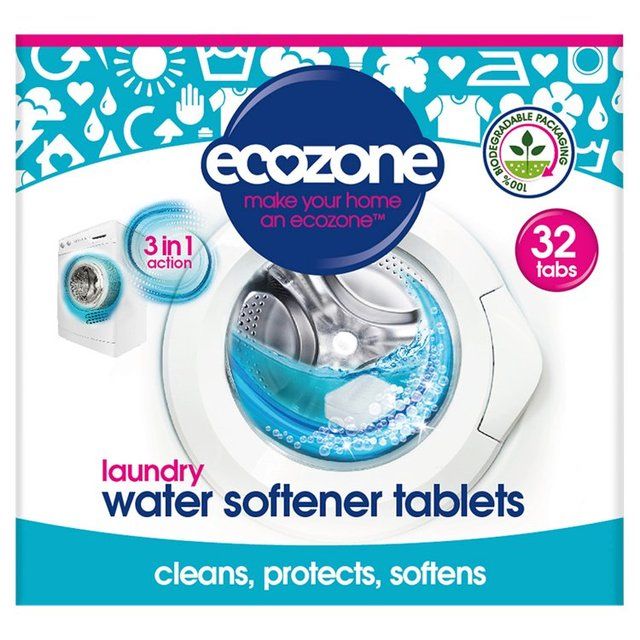 Ecozone Laundry Water Softener Tablets - 32 Tabs