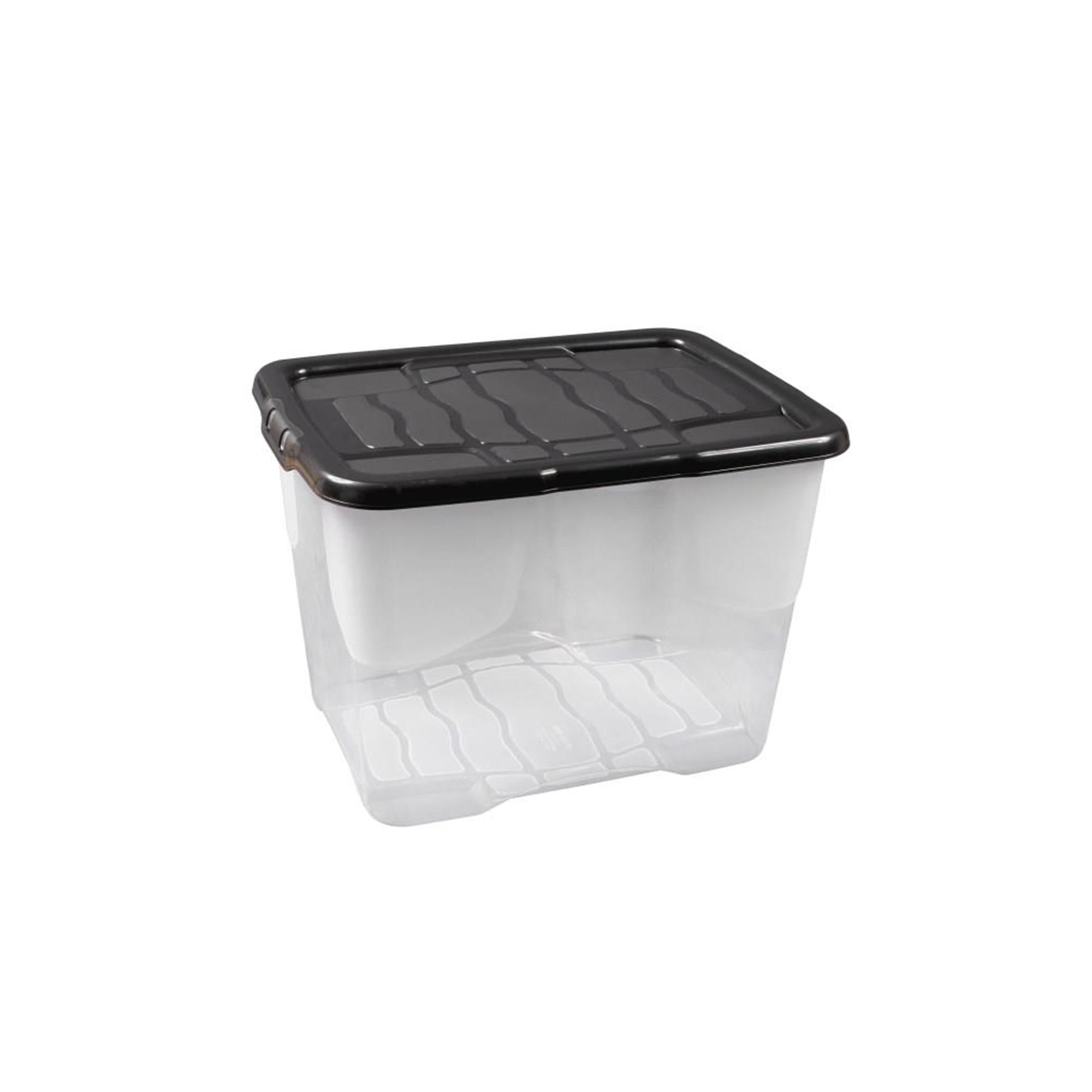 Strata Plastic Storage Black 10L GOODS Sainsburys   