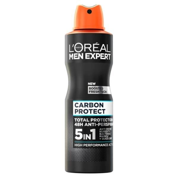 L'Oréal Men Expert Carbon Protect 5in1 Spray Deodorant 250ml GOODS Superdrug   