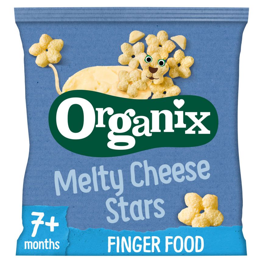 Organix Finger Foods Cheese Stars 7+ Months