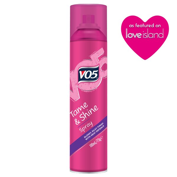 Vo5 Tame & Shine Hair Spray for a glossy finish 100ml